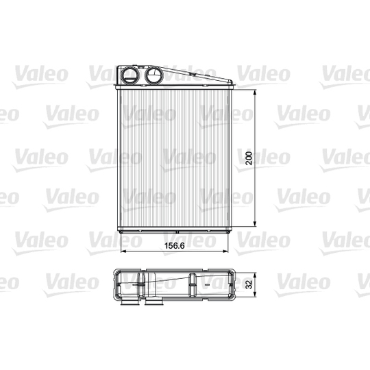 Két sưởi Mercedes ML W164 2005-2012 MAHLE AH263000S 1648300061