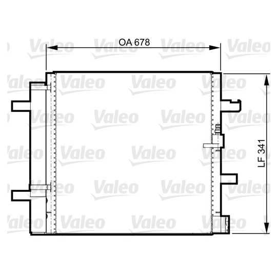 Dàn nóng điều hòa Audi A6 2014-2018 MAHLE AC102000S 4G0260403P