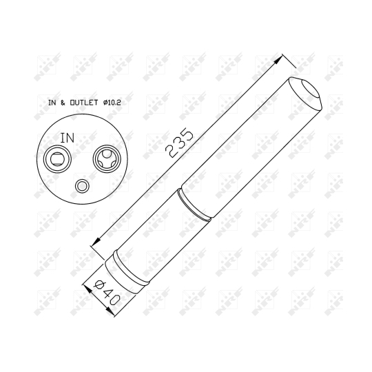 Phin lọc ga điều hòa Mitsubishi Lancer 2009-2017 MAHLE AD80000S 7815A285