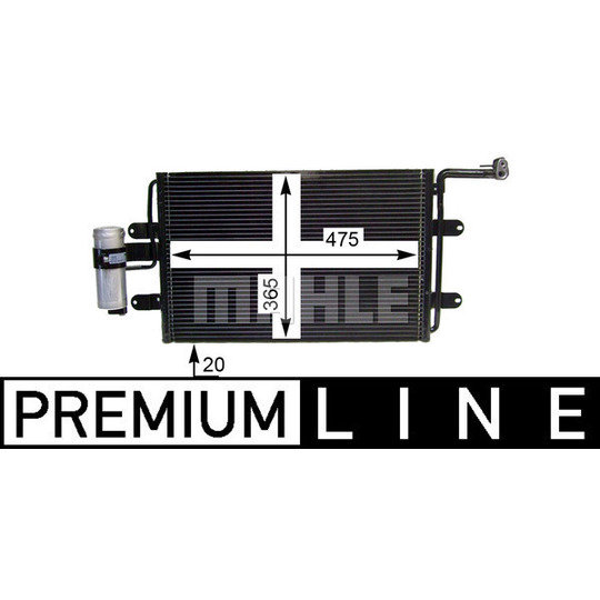 Dàn nóng điều hòa BMW X5 F15 2014-2018 MAHLE AC180000P 64539382930