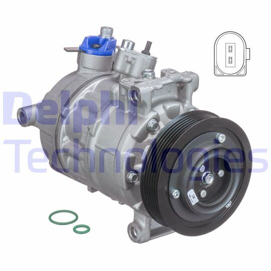 Lốc điều hòa ô tô cho Volkswagen Tiguan Allspace 2018-2024 VALEO 5Q0816803