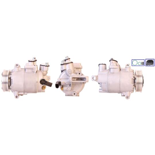 Lốc điều hòa ô tô cho Audi Q5 8R 2010-2016 VALEO 8K0260805L