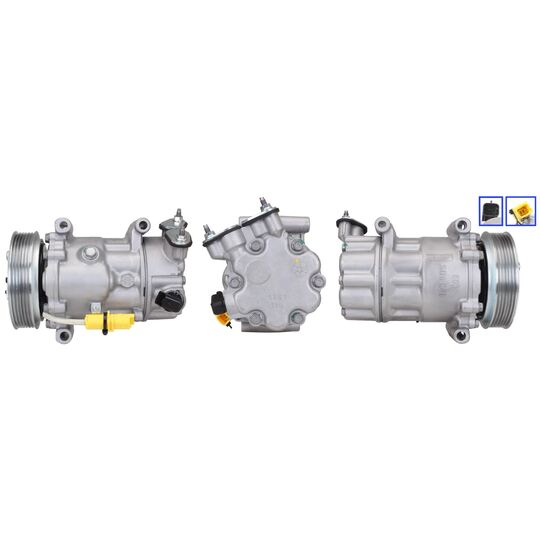 Lốc điều hòa ô tô cho Peugeot 3008 2017-2023 VALEO 9678656080